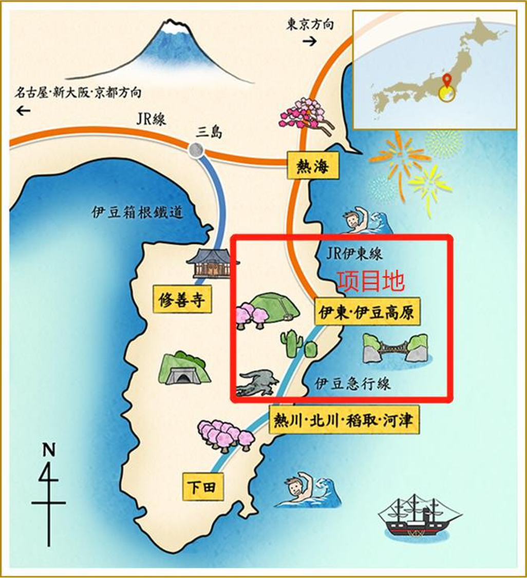 日本伊豆半岛海景温泉入户酒店